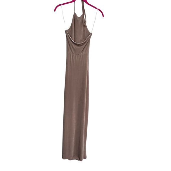 Petal and Pup Women's Brown Gold Bailee Cutout Scarlette Maxi Dress Size 2 - Picture 6 of 12